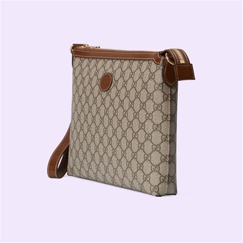 gucci supreme bag messanger|messenger bag with interlocking g.